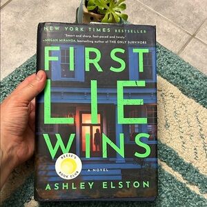 First Lie Wins Hardcover Book